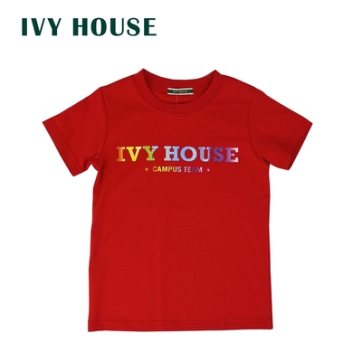 IVY HOUSE 常春藤 彩虹LOGO印花T恤110cm~170cm 331701