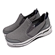 Skechers 休閒鞋 Go Walk Arch Fit 男鞋 健走鞋 專利鞋墊 避震 緩衝 回彈 套入式 灰 216183-CCNV product thumbnail 2