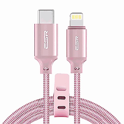 ESR 迅逸系列 USB C to Lightning資料線 2M