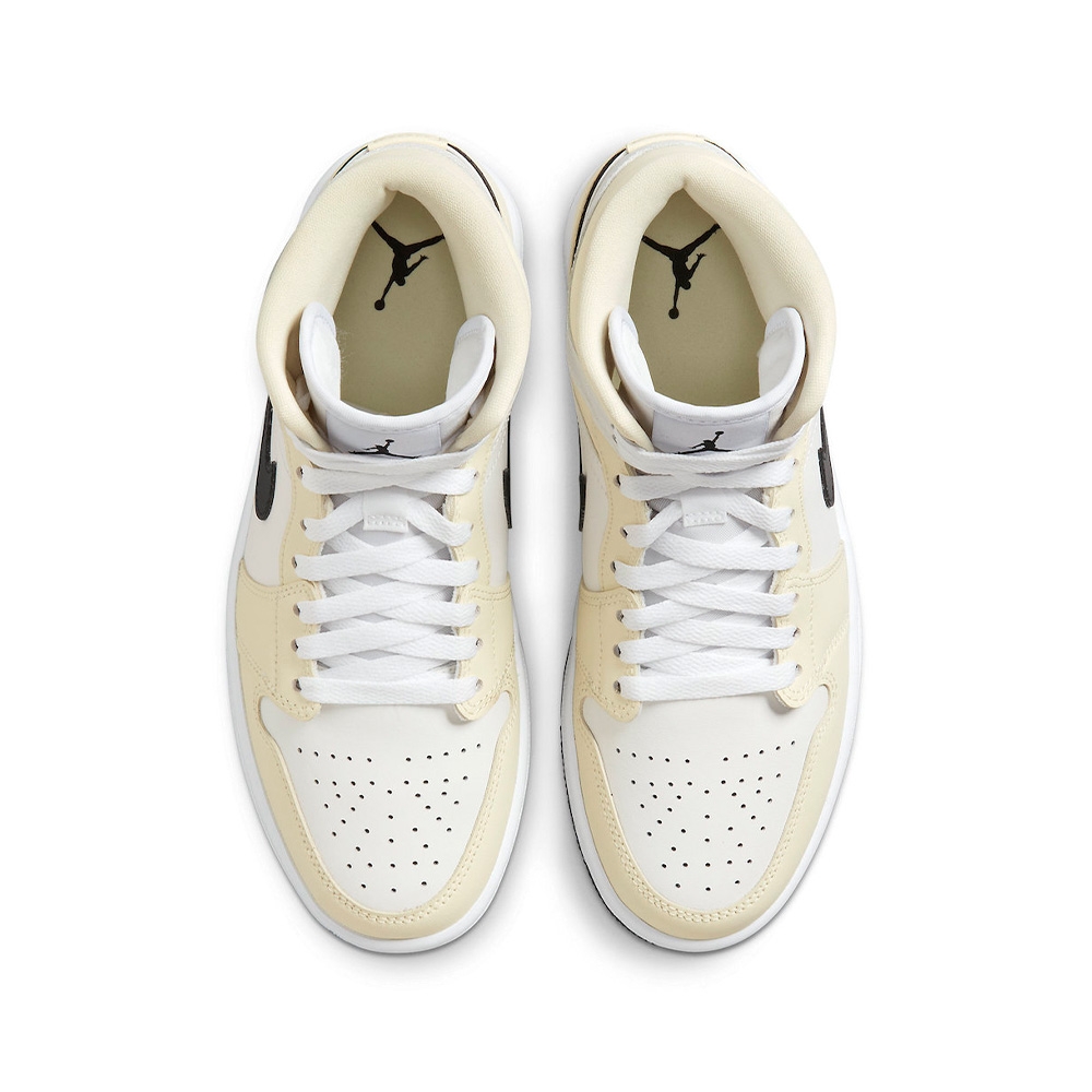 Nike Jordan 1 Mid Coconut Milk 男款女款米白色高筒運動籃球休閒鞋