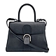 二手品 Delvaux Brillant 牛皮手提斜背二用包-MM(黑) product thumbnail 1