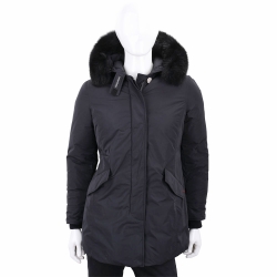 Woolrich Luxury Arctic Parka 可拆狐狸毛領黑色連帽羽絨外套(男/女可用)