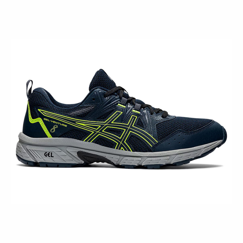 Asics GEL-Venture 8 4E [1011A826-406] 男 慢跑鞋 超寬楦 越野 跑鞋 戶外 深藍