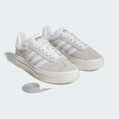 adidas 官方旗艦 GAZELLE BOLD 運動休閒鞋 滑板 復古 女 - Originals HQ6893