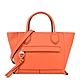 LONGCHAMP MAILBOX系列牛皮前口袋手提/斜背兩用包(中/胡蘿蔔橘) product thumbnail 1