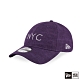 NEW ERA 9FORTY 940UNST 亞麻布料 NYC 紫色 棒球帽 product thumbnail 2