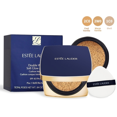 ESTEE LAUDER 雅詩蘭黛 粉持久完美鎖妝氣墊粉餅SPF45/PA+++24g-多色可選-百貨公司貨