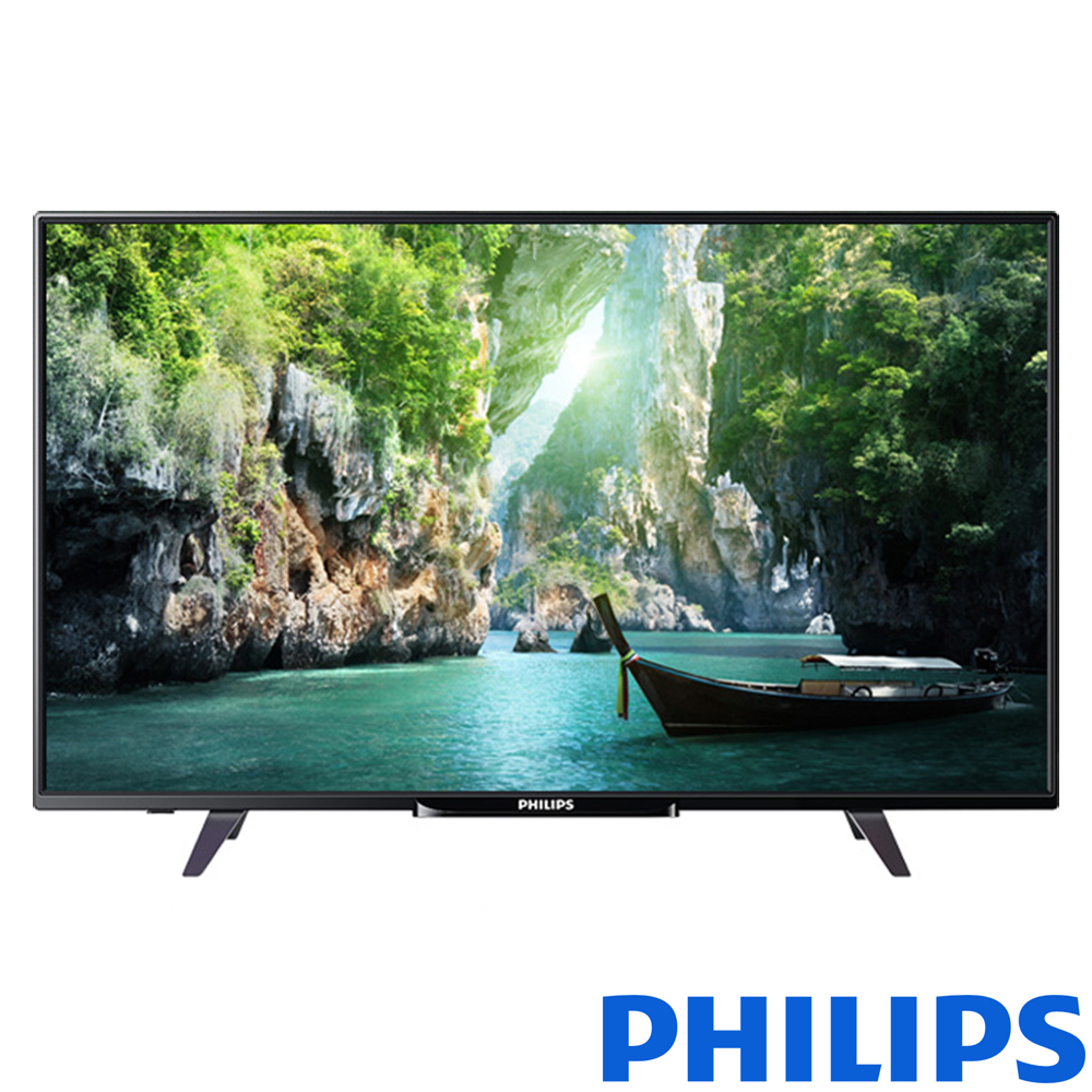 PHILIPS飛利浦 43吋 連網低藍光液晶顯示器+視訊盒 43PFH5800