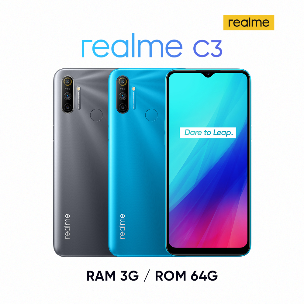 realme C3 (3G/64G)6.5吋大電量遊戲怪獸智慧型手機