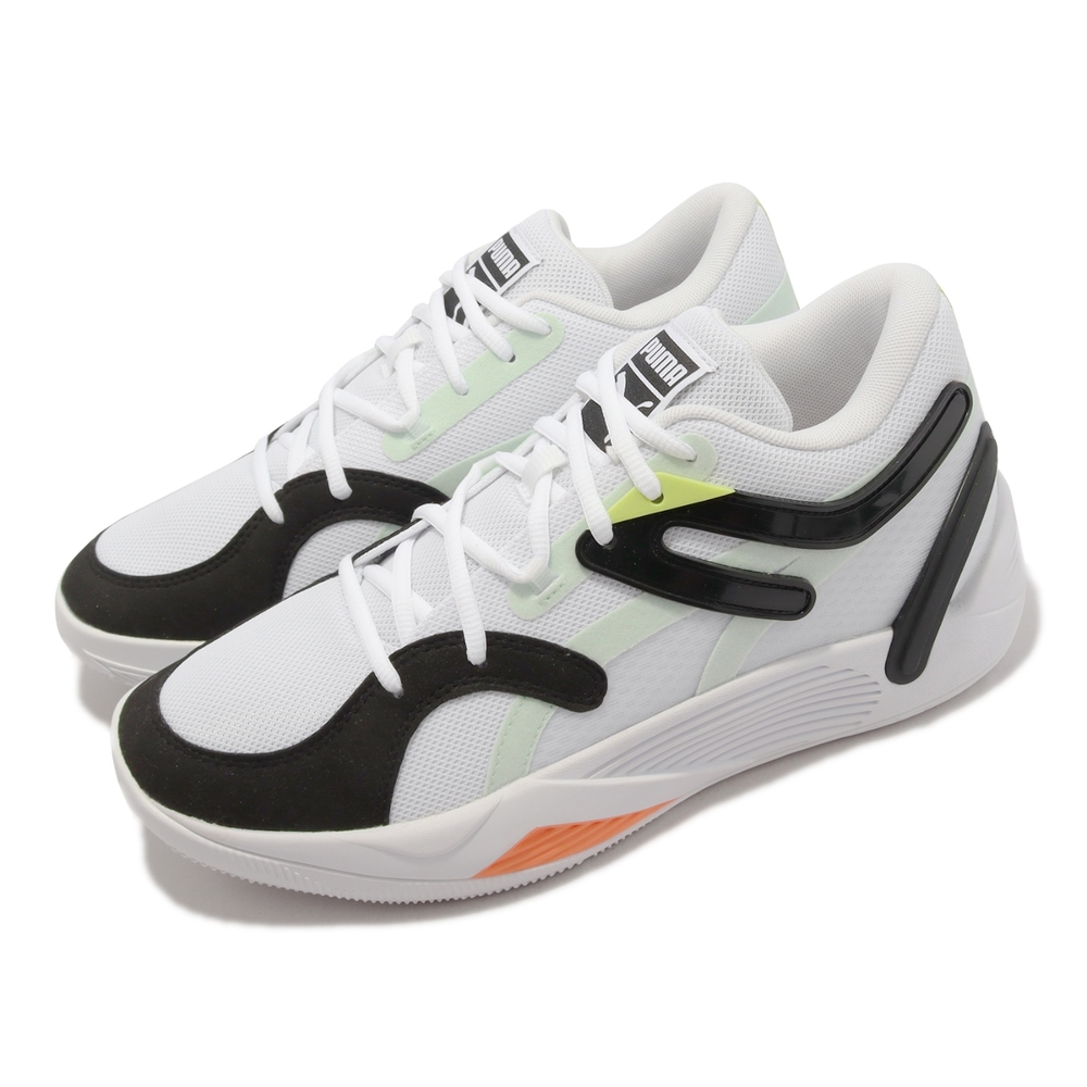 Puma 籃球鞋 TRC Blaze Court 男鞋 白 經典 支撐 穩定 低筒 運動鞋 37658206