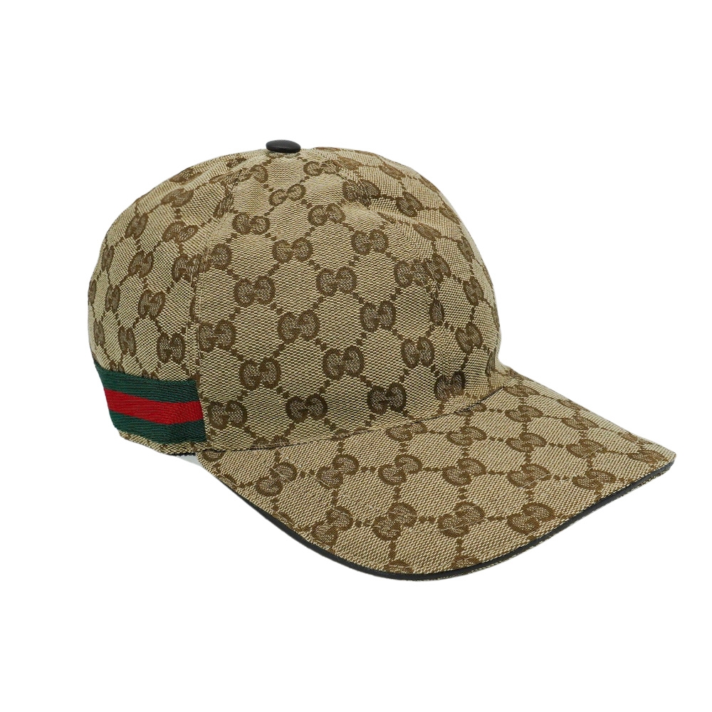 Gucci 經典雙G logo帆布棒球帽(咖) | 皮帶| Yahoo奇摩購物中心