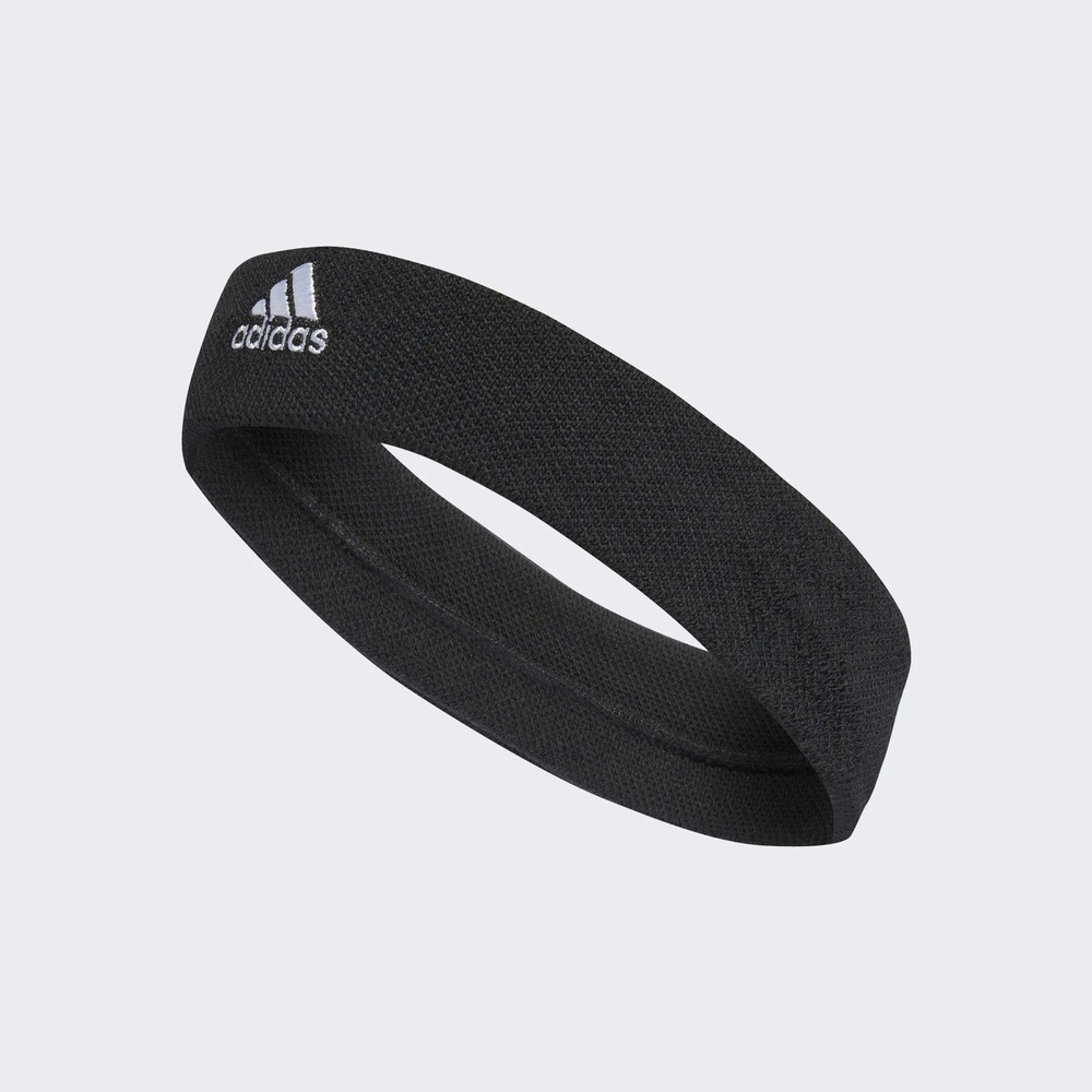 Adidas Tennis Headband [HD7327] 頭帶 運動 網球 環保 彈力 舒適 吸汗 愛迪達 黑