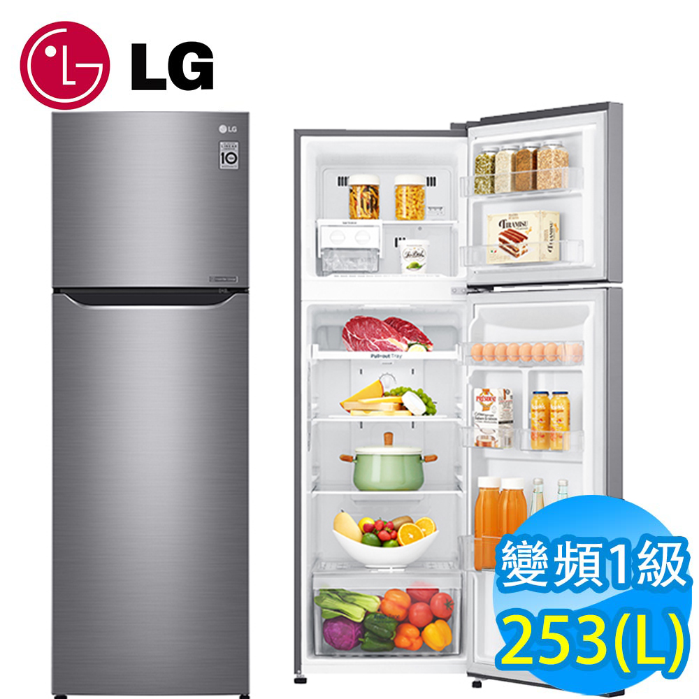 LG樂金 253L 1級變頻2門電冰箱 GN-L307SV 星辰銀