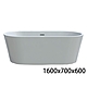 【I-Bath Tub】精品獨立浴缸-時尚系列 160公分 YBI-906-160 product thumbnail 1