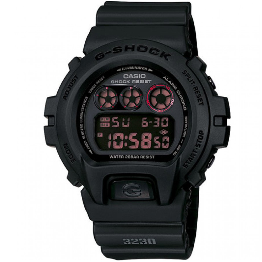 G-SHOCK 赤血方剛之傳說運動數位錶(DW-6900MS-1)-圓款| G-SHOCK