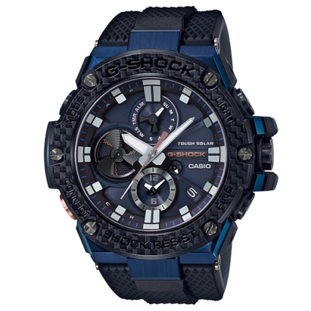 CASIO G-SHOCK 競速太陽能運動腕錶/GST-B100XB-2ADR