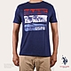 U.S. POLO ASSN. 椰林設計短袖T恤-藏藍色 product thumbnail 1