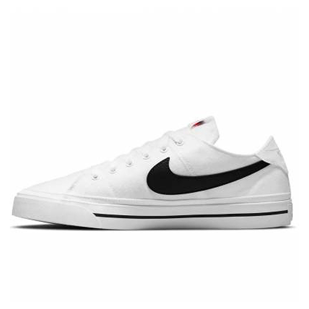 NIKE COURT LEGACY CNVS經典復古男休閒鞋-黑白-CW6539101