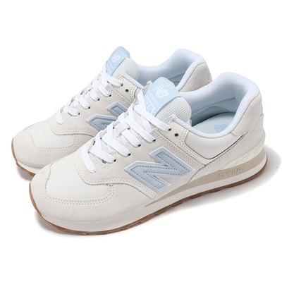 New Balance 休閒鞋 574 女鞋 鏡灰 淺鉻藍 復古 麂皮 NB WL574QA2-B