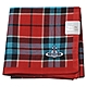 VIVIENNE WESTWOOD 經典蘇格蘭紋行星LOGO刺繡圖騰帕領巾(紅/藍色系) product thumbnail 1