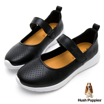 Hush Puppies MaryJane 輕量女休閒鞋-黑