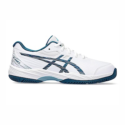 Asics GEL-Game 9 GS [1044A052-102] 大童 網球鞋 運動 訓練 穩定 緩震 亞瑟士 白綠