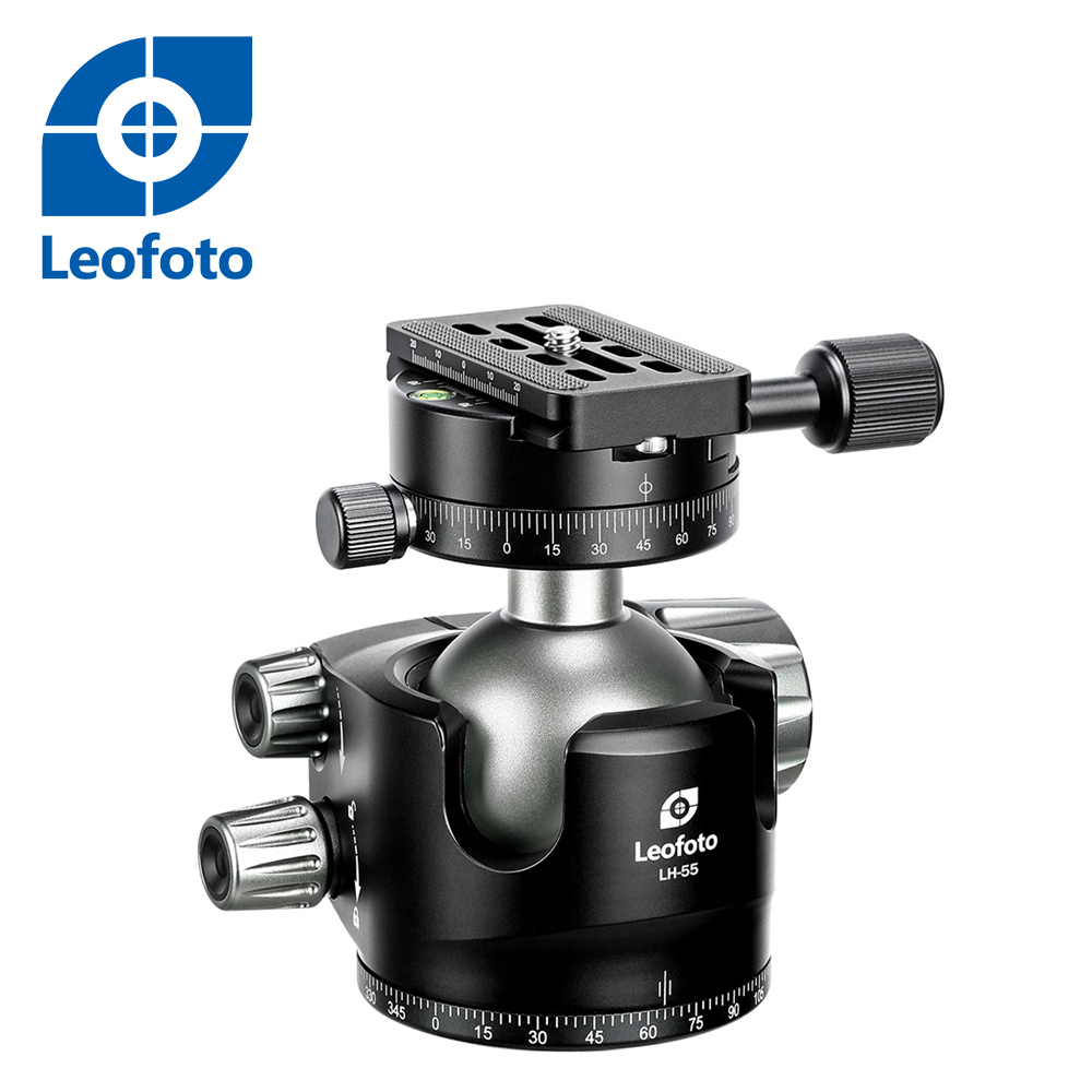 Leofoto徠圖 LH55R+NP60低重心雙開口雙全景球型雲台(彩宣總代理)