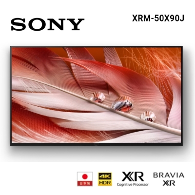 SONY索尼 XRM-50X90J BRAVIA 50型 4K Google TV 顯示器