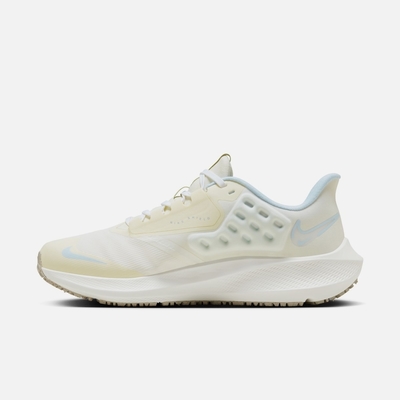 NIKE W AIR ZOOM PEGASUS SHIELD 女慢跑鞋-米黃藍-FV8112171