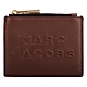 MARC JACOBS 壓印字母LOGO皮革卡夾/零錢夾(駱駝色) product thumbnail 1