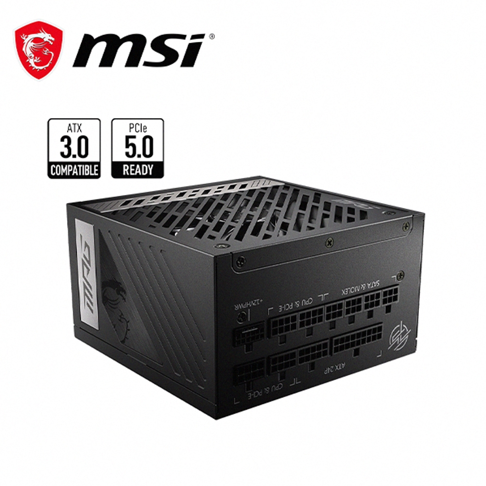 微星MSI MPG A850G PCIE5 金牌電源供應器