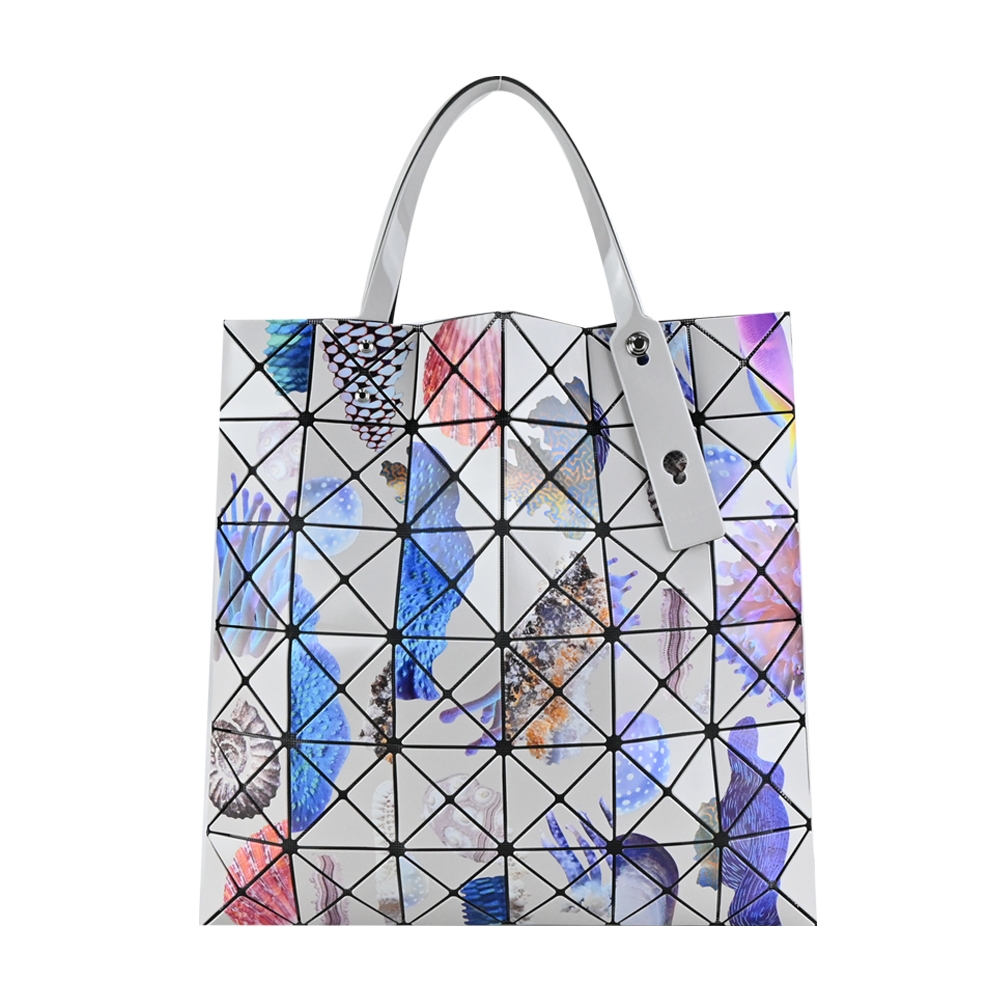 ISSEY MIYAKE 三宅一生BAOBAO 6X6海洋生物印花手提包-米| 手提包