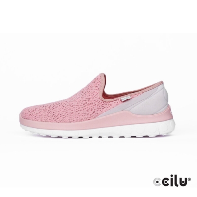 CCILU  超輕量飛織面親膚休閒鞋-女款-302322151蜜桃粉