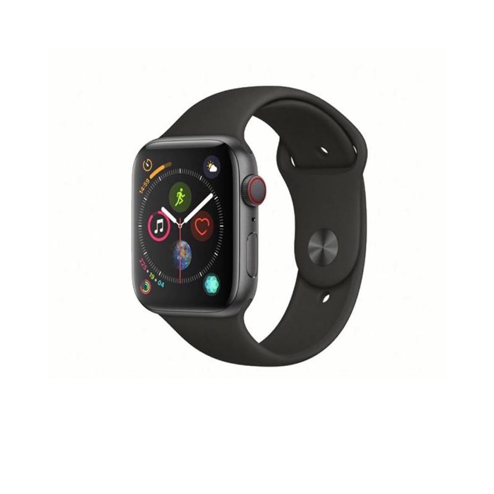 (福利品)Apple Watch Series4 44mm (GPS+網路) 44mm 鋁金屬錶殼配運動錶帶