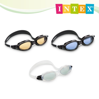 INTEX 運動大師矽膠泳鏡-適14歲以上成人 3色可選(55692)