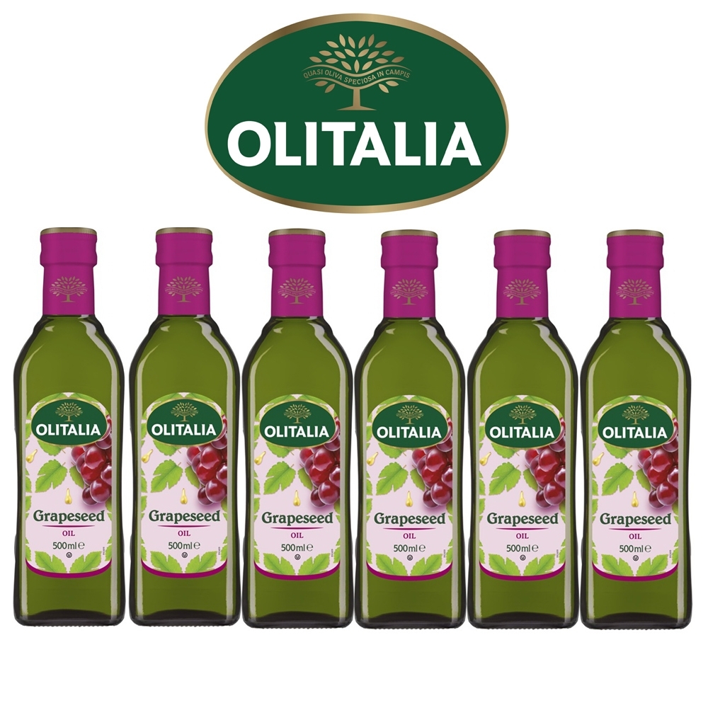 Olitalia奧利塔超值葡萄籽油禮盒組(500mlx6瓶)