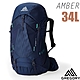 【GREGORY】AMBER 34 女款專業健行登山背包(34L_附全罩式防雨罩)_149384-A268 極境藍 product thumbnail 1