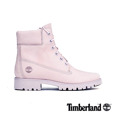 Timberland 女款淺紫色磨砂革經典6吋靴|A1X4T