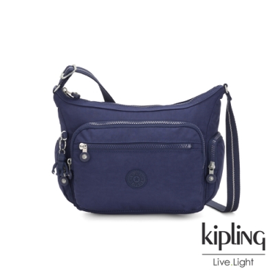 Kipling 星辰深藍紫多袋實用側背包-GABBIE S