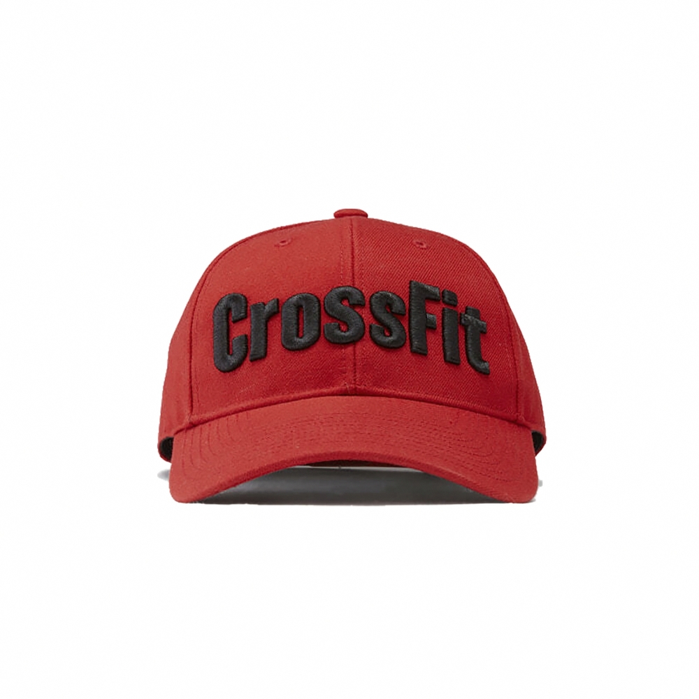 Reebok 鴨舌帽 Crossfit Baseball Cap 男女款 紅 休閒 老帽 棒球帽 可調節 FL5216