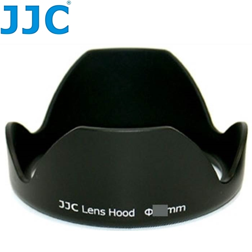JJC蓮花遮光罩螺牙55mm遮光罩LS-55(可反裝倒扣;2件式即太陽罩本體和螺紋轉接器各1)