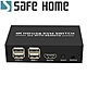 SAFEHOME USB 4K HDMI KVM 1對2手動切換器 用一組HDMI螢幕、USB鍵盤/滑鼠操作兩台電腦附控制器 SKH102 product thumbnail 1