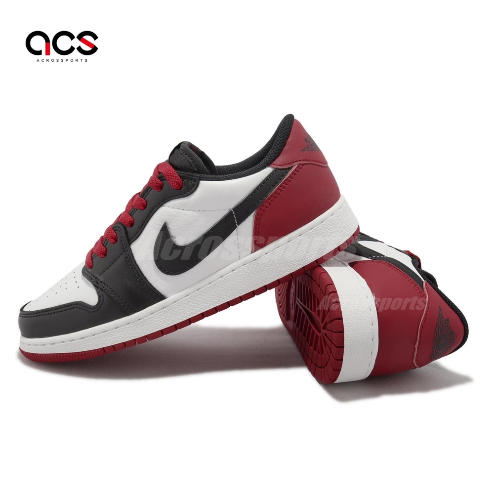 Nike Air Jordan 1 Retro Low OG GS 大童女鞋Black Toe AJ1 CZ0858-106