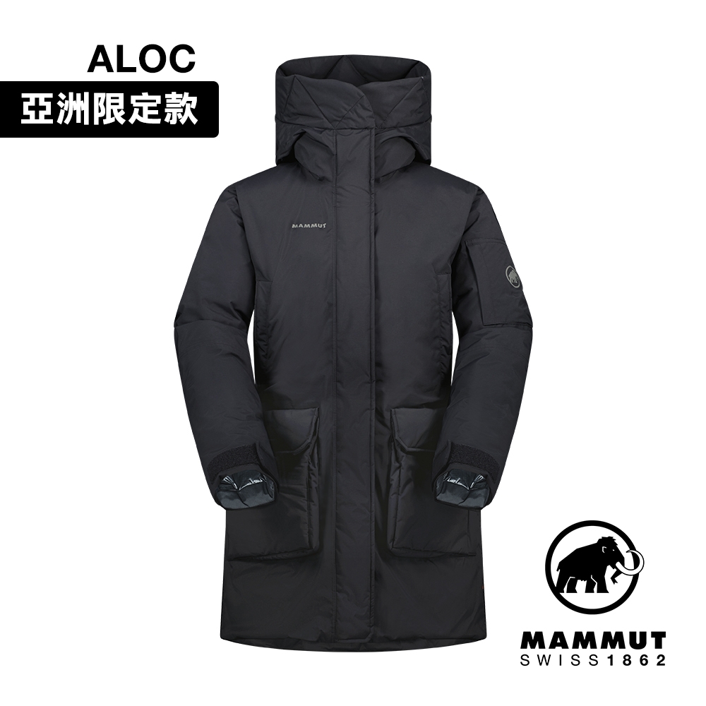 【Mammut 長毛象】 Floeberg HS Thermo Hooded AF 防水保暖羽絨外套 女款 黑色 #1010-30350