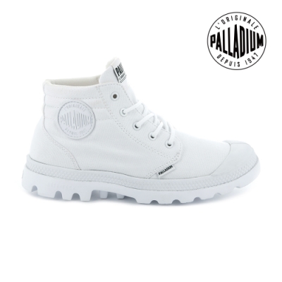 PALLADIUM BLANC LITE LOW CUFF輕量低筒靴-女-白