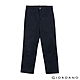 GIORDANO 男裝超彈力素面卡其九分褲 - 66 標誌海軍藍 product thumbnail 1