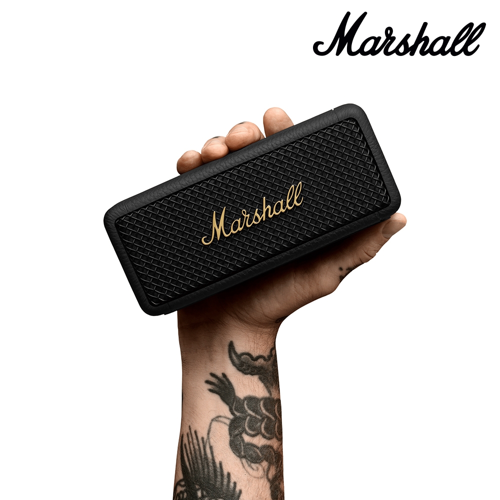 Marshall Emberton II Black & Steel 鑄鋼黑 攜帶式 藍牙喇叭
