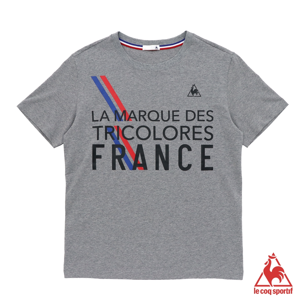 法國公雞牌短袖T恤 LLN2110595-男-麻灰