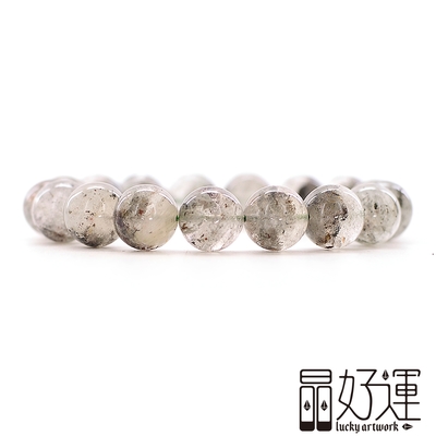 【晶好運】天然清透綠幽手珠13mm/招財開運石(BB-396/現貨)