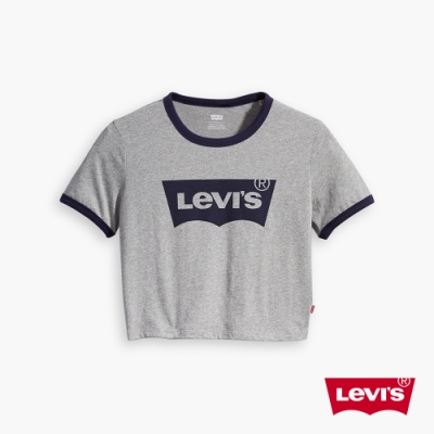 Levis 女款 短袖T恤 翻玩夏日Logo T 合身短版